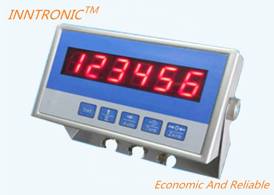 IN-420 SS304 IP66 Stainless Steel 24bits blue Weight Controller Load Cell sensor Display IP66 RS485/RS232 For Silo Scale