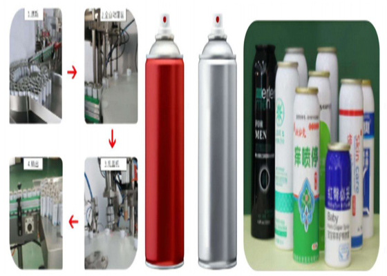 MY-GZJ-QWJ Aerosol Filling Production Line For Gas Filling machine 20-30 Bottles/minute ± 1%
