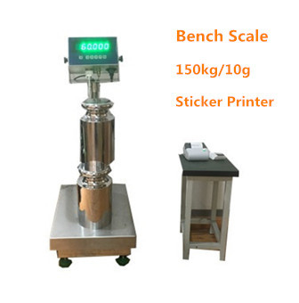 WF4050 platform scale 150kg/10g 50g Industry STAINLESS STEEL Weighing bench Scale 40*50CM Bench Scale 220VAC with SS dispaly